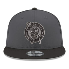 Gray/Black Boston Celtics Logo 2-Tone 9FIFTY Snapback Hat | NBA