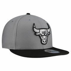 Gray Chicago Bulls Core Logo Storm Gray Two-Tone 9FIFTY Snapback Hat | NBA