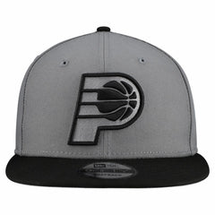 Gray Indiana Pacers Core Logo Storm Gray Two-Tone 9FIFTY Snapback Hat | NBA