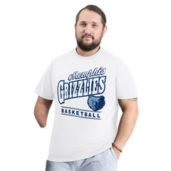 White Memphis Grizzlies G-III Sports by Carl Banks Adaptive Headliner T-Shirt | NBA