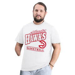 White Atlanta Hawks G-III Sports by Carl Banks Adaptive Headliner T-Shirt | NBA