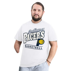 White Indiana Pacers G-III Sports by Carl Banks Adaptive Headliner T-Shirt | NBA