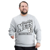 Gray Brooklyn Nets G-III Sports by Carl Banks Adaptive Headliner Fleece Crewneck Sweatshirt | NBA