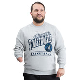 Gray Minnesota Timberwolves G-III Sports by Carl Banks Adaptive Headliner Fleece Crewneck Sweatshirt | NBA