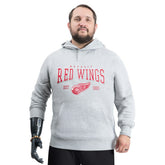 Detroit Red Wings G-III Sports by Carl Banks Adaptive Classic Team Spirit Fleece Hoodie - NHL Hoodies