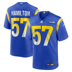 Los Angeles Rams Ty Hamilton Team Game Jersey | NFL Hot
