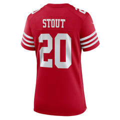 San Francisco 49ers Upton Stout Women's Team Game Jersey | NFL US