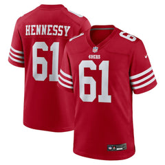 San Francisco 49ers Matt Hennessy Team Game Jersey | NFL Hot