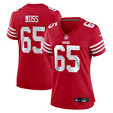 San Francisco 49ers Drew Moss Women's Team Game Jersey | NFL Sale