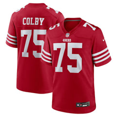 San Francisco 49ers Connor Colby Team Game Jersey | NFL Hot