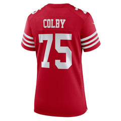 San Francisco 49ers Connor Colby Women's Team Game Jersey | NFL Outlet