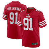 San Francisco 49ers Sam Okuayinonu Team Game Jersey | NFL Outlet