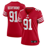 San Francisco 49ers Sam Okuayinonu Women's Team Game Jersey | NFL Outlet
