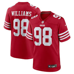 San Francisco 49ers Mykel Williams Team Game Jersey | NFL New