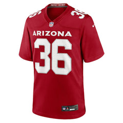 Arizona Cardinals Kitan Crawford Team Game Jersey | NFL Discount