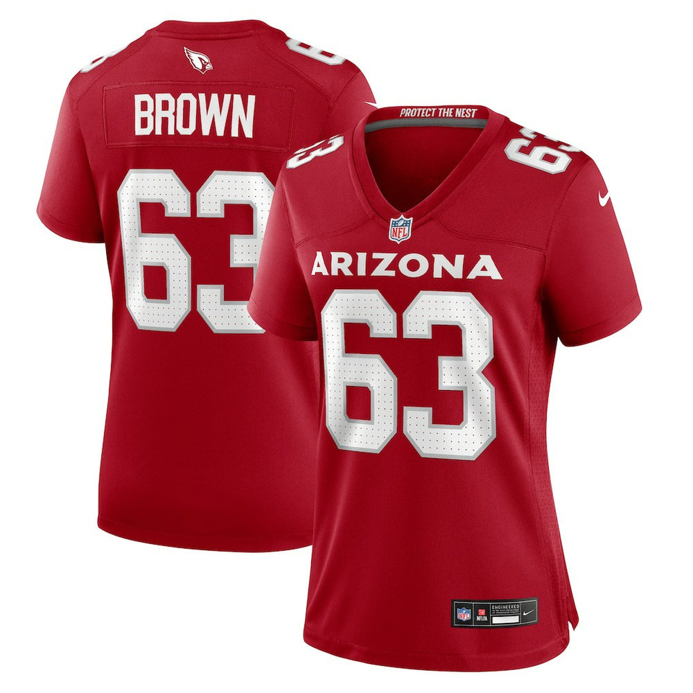 Arizona Cardinals Evan Brown Women's Team Game Jersey | NFL On sale