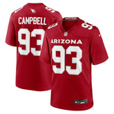 Arizona Cardinals Calais Campbell Team Game Jersey | NFL Outlet