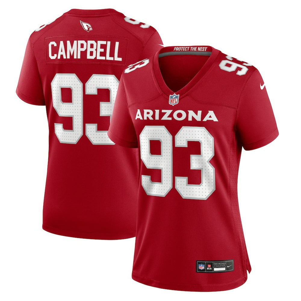 Arizona Cardinals Calais Campbell Women's Team Game Jersey | NFL Hot