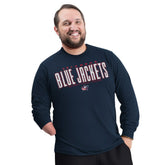 Columbus Blue Jackets G-III Sports by Carl Banks Adaptive Mesh Effect Long Sleeve T-Shirt - NHL T-shirts