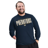 Nashville Predators G-III Sports by Carl Banks Adaptive Mesh Effect Long Sleeve T-Shirt - NHL T-shirts