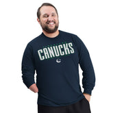 Vancouver Canucks G-III Sports by Carl Banks Adaptive Mesh Effect Long Sleeve T-Shirt - NHL T-shirts