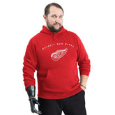 Detroit Red Wings G-III Sports by Carl Banks Adaptive Classic Team Arc Fleece Hoodie - NHL Hoodies