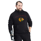 Chicago Blackhawks G-III Sports by Carl Banks Adaptive Classic Team Arc Fleece Hoodie - NHL Hoodies