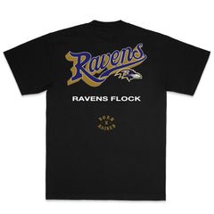 Baltimore Ravens Born x Raised Unisex Pro Script T-Shirt | NFL Discount