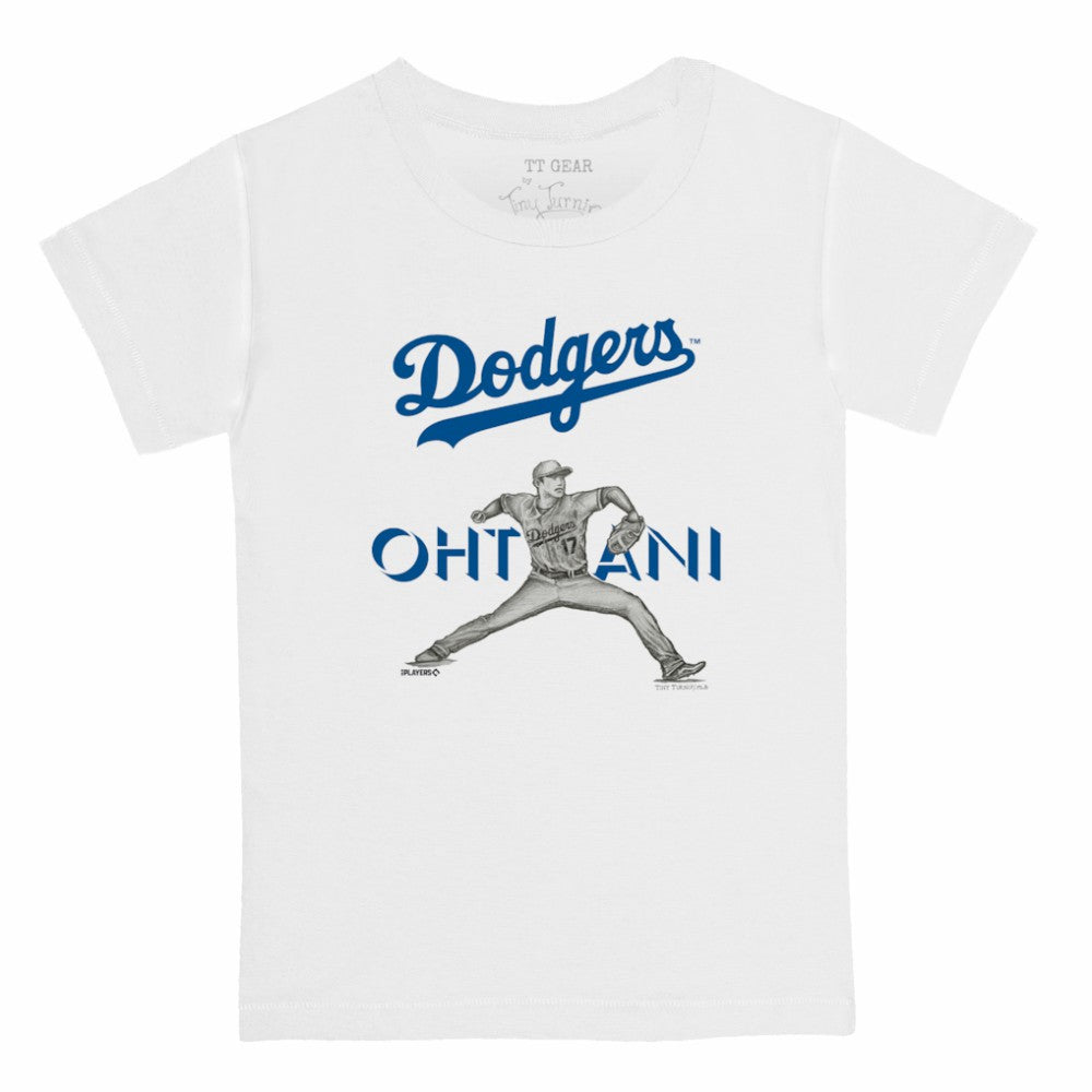 Shohei Ohtani Los Angeles Dodgers Tiny Turnip Youth Pitch Graphic T-Shirt - MLB T-shirts