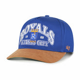 Kansas City Royals '47 Cooperstown Break Wood Suede Hitch Adjustable Hat - MLB Hats