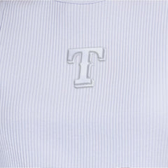 Texas Rangers Starter Women's Pastels Ribbed Tank Top - MLB Tanks