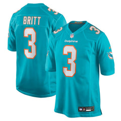 Miami Dolphins K.J. Britt Team Game Jersey | NFL Discount