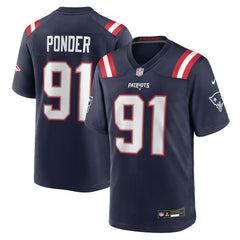 New England Patriots Elijah Ponder Team Game Jersey | NFL Near me