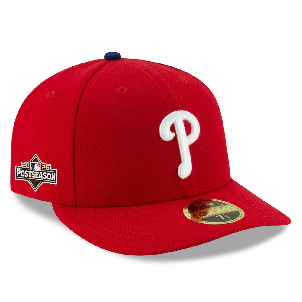Philadelphia Phillies New Era 2025 MLB Postseason Side Patch Low Profile 59FIFTY Fitted Hat - MLB Hats
