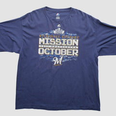 Milwaukee Brewers Majestic 2011 Long Sleeve T-Shirt - MLB T-shirts