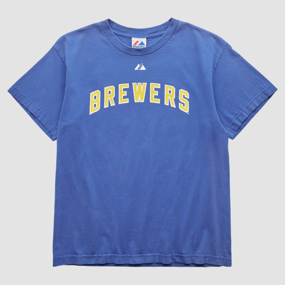 Milwaukee Brewers Majestic 2000s T-Shirt - MLB T-shirts