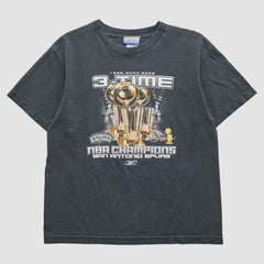 Gray San Antonio Spurs Reebok 2005 T-Shirt | NBA