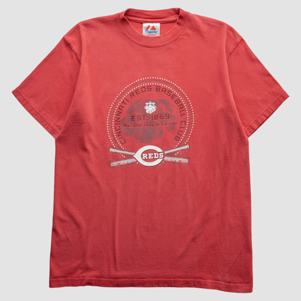 Cincinnati Reds Majestic 2000s T-Shirt - MLB T-shirts