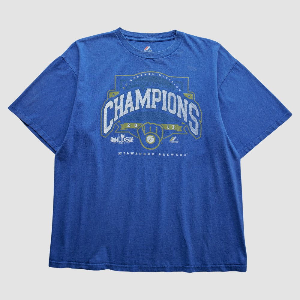 Milwaukee Brewers Majestic 2011 T-Shirt - MLB T-shirts