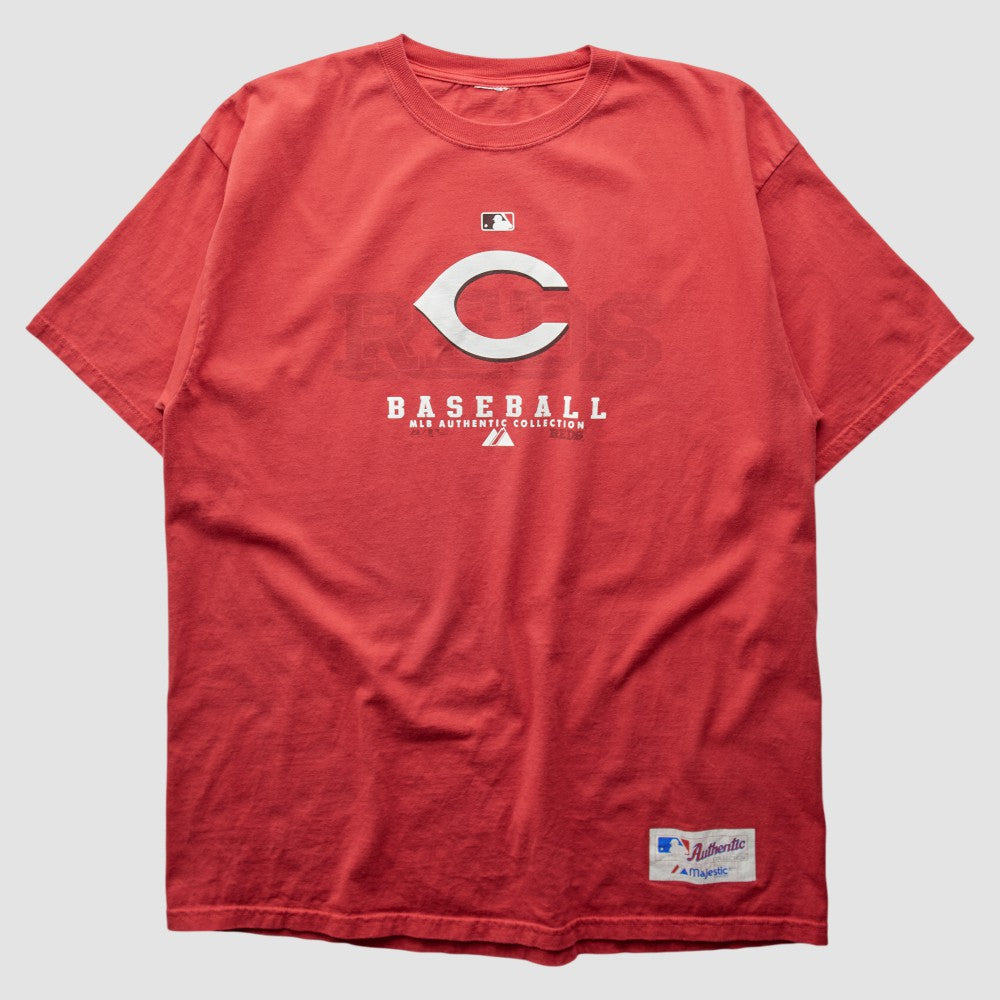 Cincinnati Reds Majestic 2000s T-Shirt - MLB T-shirts
