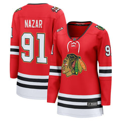 Frank Nazar Chicago Blackhawks Fanatics Women's Centennial Breakaway Player Jersey - NHL Jerseys