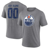 Edmonton Oilers Heritage Custom Tri-Blend T-Shirt - NHL T-shirts
