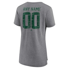 Minnesota Wild Women's Heritage Custom Tri-Blend T-Shirt - NHL T-shirts