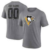 Pittsburgh Penguins Heritage Custom Tri-Blend T-Shirt - NHL T-shirts