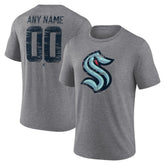 Seattle Kraken Heritage Custom Tri-Blend T-Shirt - NHL T-shirts