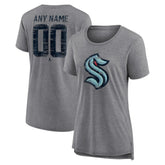 Seattle Kraken Women's Heritage Custom Tri-Blend T-Shirt - NHL T-shirts