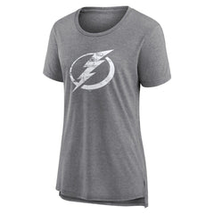 Tampa Bay Lightning Women's Heritage Custom Tri-Blend T-Shirt - NHL T-shirts