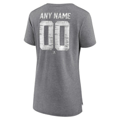 Tampa Bay Lightning Women's Heritage Custom Tri-Blend T-Shirt - NHL T-shirts