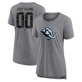 Utah Mammoth Women's Heritage Custom Tri-Blend T-Shirt - NHL T-shirts