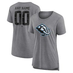 Utah Mammoth Women's Heritage Custom Tri-Blend T-Shirt - NHL T-shirts
